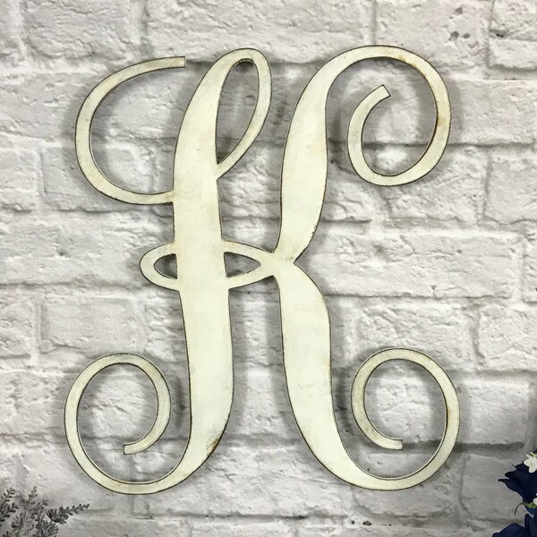 Metal Letter K Etsy