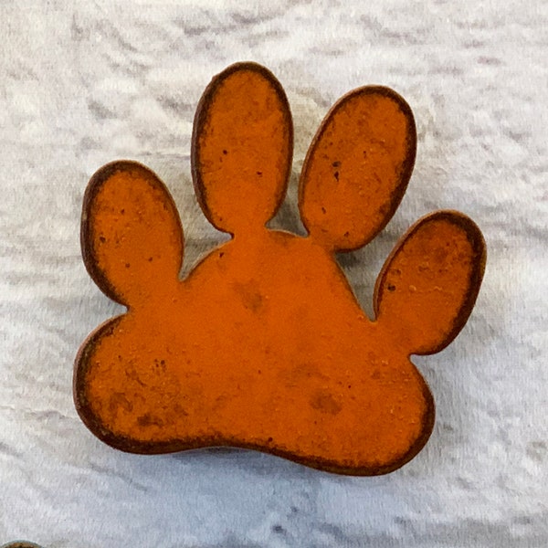 Metal Paw Print Signs Etsy