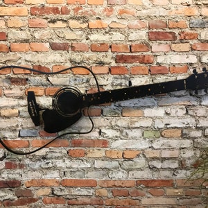 Acoustic Guitar Metal Wall Art Handmade Home Decor - Choose 24", 36", 42" or 47", Choose Guitar Type and Patina Color