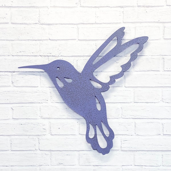 Metal Wall Hanging Hummingbird Etsy