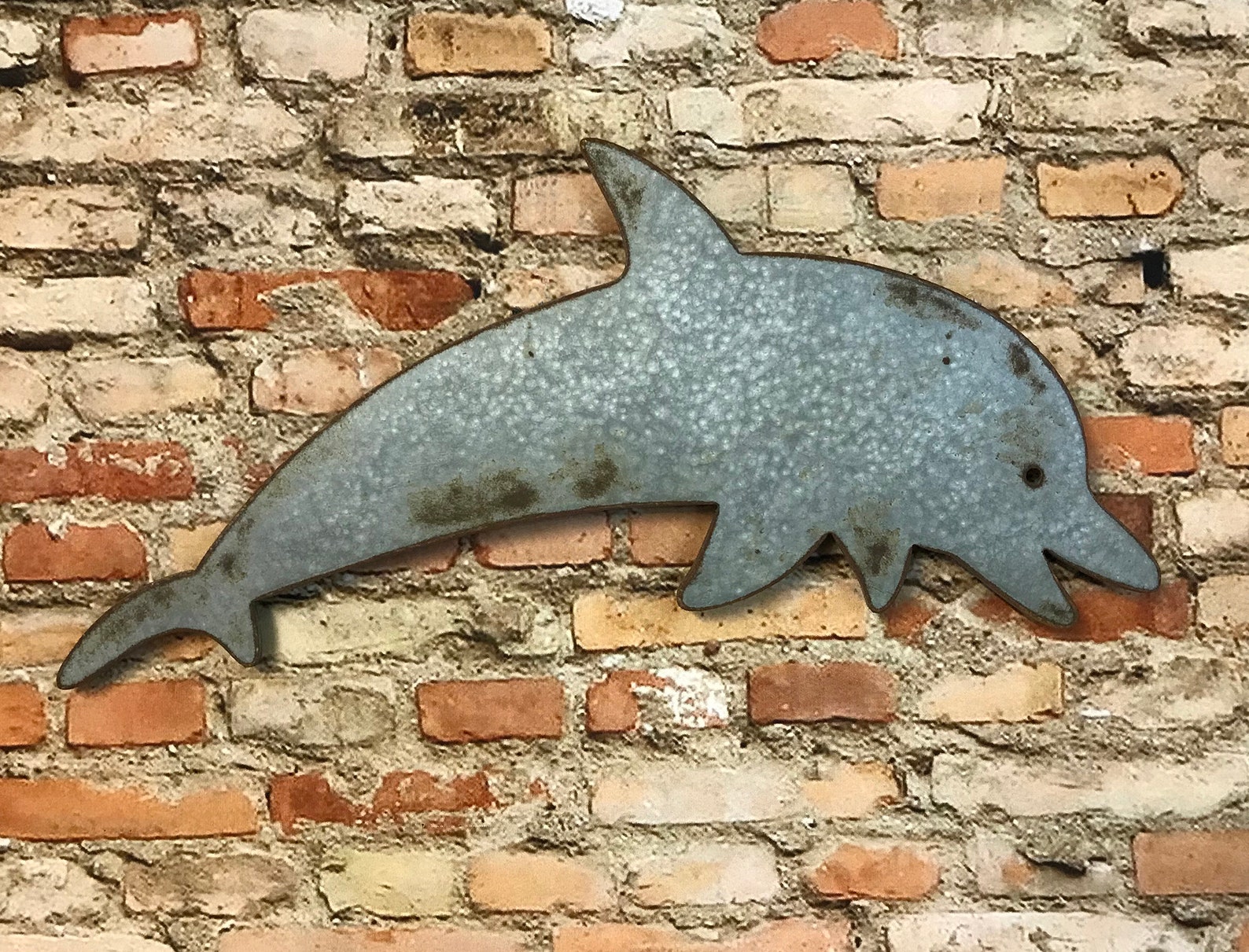 Dolphin Metal Wall Art Home Decor Handmade Choose Your Etsy