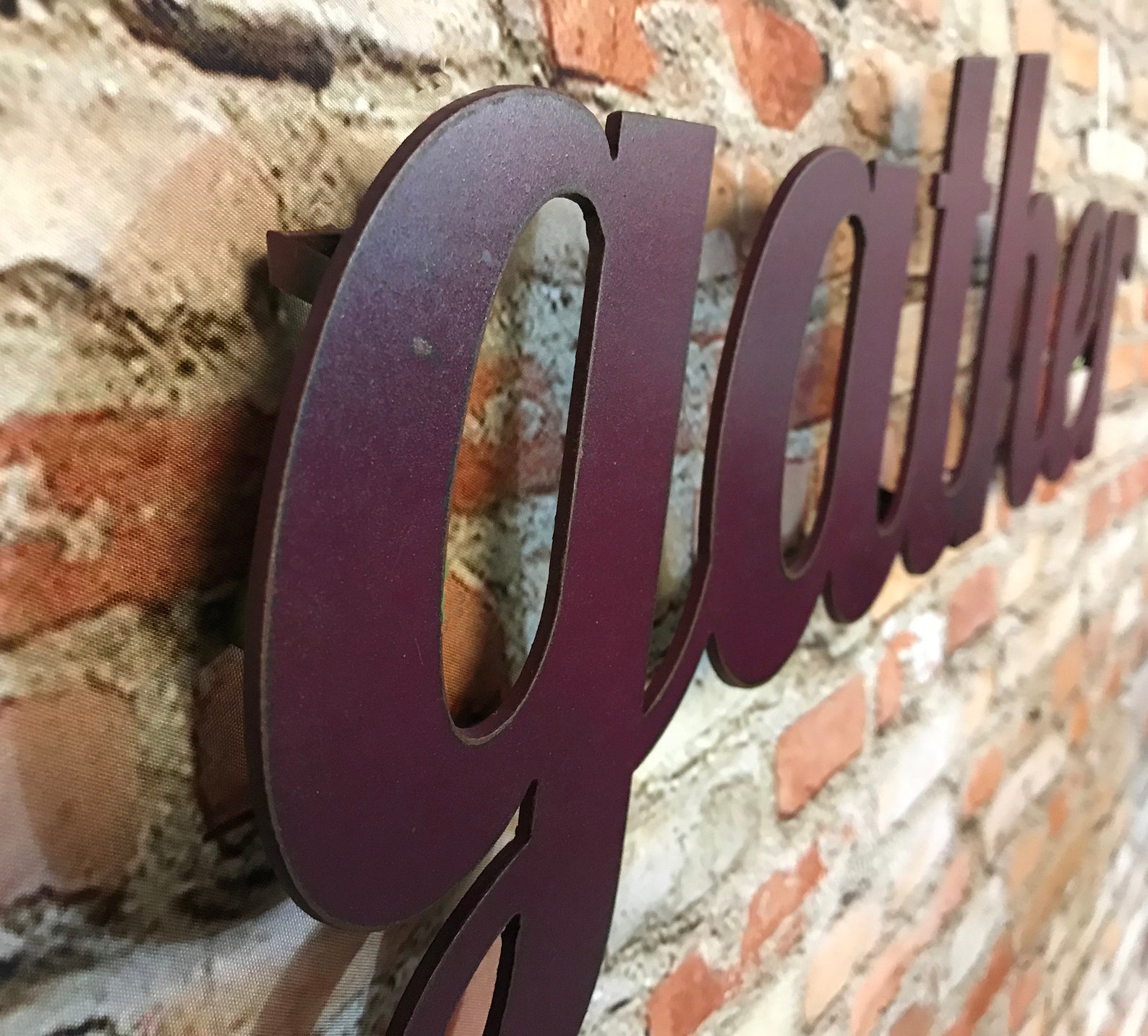 Gather Metal Wall Art Home Decor Handmade Choose Etsy