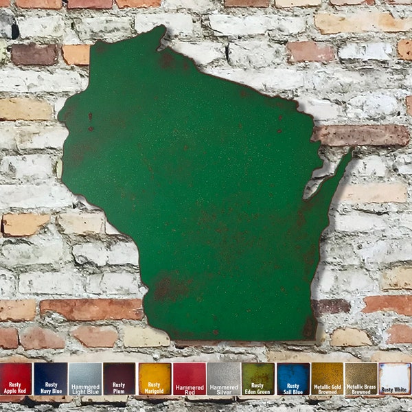 Metal Wall Art Wisconsin Etsy