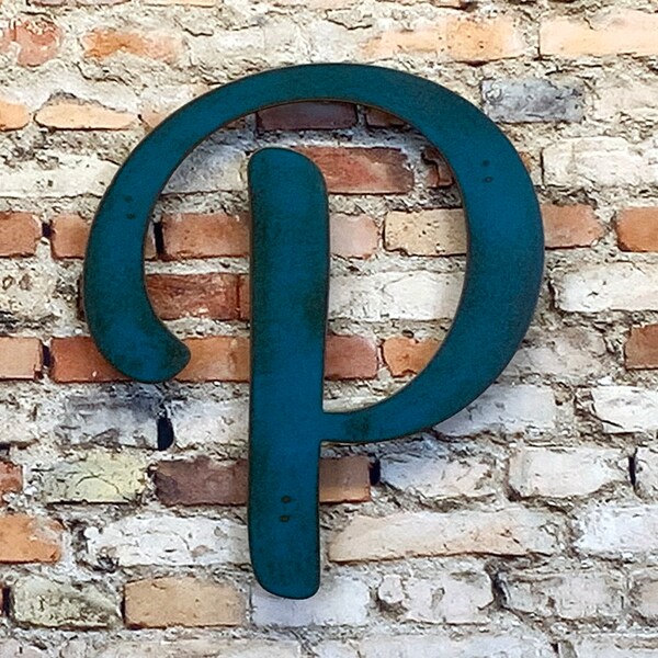 Wooden Letter P Etsy