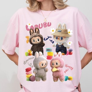 かわいいラブブPNGクリップアート、面白い漫画キャラクターデザイン、子供向けラブブ人形アート、女の子へのプレゼント、デジタルダウンロードファイル
