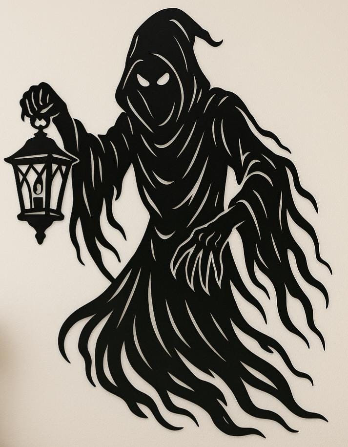 Wraith Svg Icon Halloween Wraith Scary Decor DXF SVG– CNC Plasma Cutting File, Wraith ...