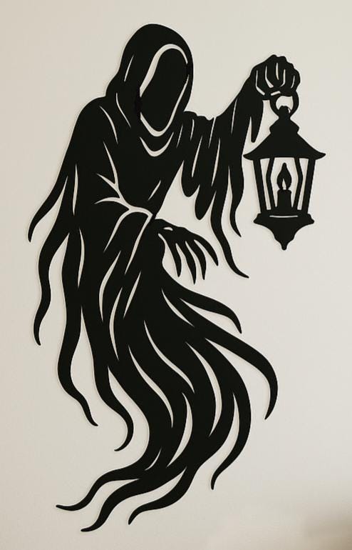 Wraith Svg Icon Halloween Wraith Scary Decor DXF SVG– CNC Plasma Cutting File, Wraith ...