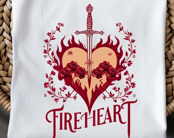 Aelin Galathynius Shirt, Fireheart Vintage Tee, Bookish Terrasen Sweatshirt.