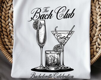 Bach Club vrijgezellenshirt, stijlvol T-shirt met comfortabele kleuren om samen te vieren.