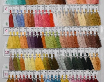Premium Jumbo Neelam&#39;s Telephone Art Silk Shade Card Multicolor Embroidery Thread Matching Catalogue  Latest 600 Shades Catalogue 850 Series