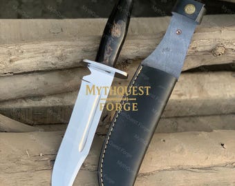Handcrafted Buffalo Horn Collectible Knife | Gothic Display Piece