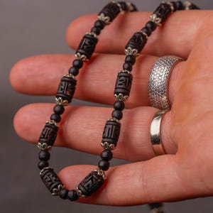 Stylish Pure Tulasi mala 1 round  -Handmade tulsi kanthimala Hare Krishna mala.