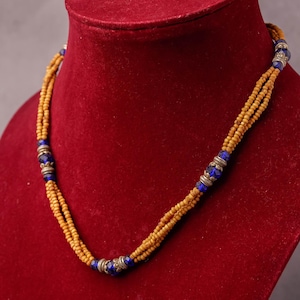 Pure Tulasi mala  3 round with Original style   -Handmade tulsi kanthimala Hare Krishna mala.