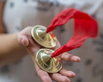 Bell Metal Karatals: 2.3-Inch Kirtan Cymbals for Harinam