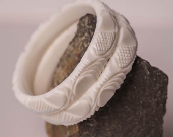 Artificial Conch Shell Bangle 2.20 Shankha Bracelet Hindu Jewelry