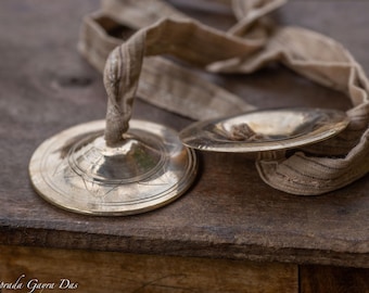 Bell Metal Karatals: 3,5-inch kirtan-bekkens voor Harinam