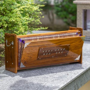 Harmonium musical instruments 3.5 octave with 42 keys, best one with Politana Samrat voice, for kirtan, Harinam, spiritual music, Home Prog