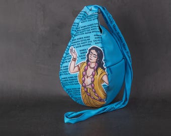 Gauranga Japa Bag: Hare Krishna Prayer Beads, Durable Cotton Blend