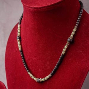 Stylish Pure Tulasi mala 1 round  -Handmade tulsi kanthimala Hare Krishna mala.