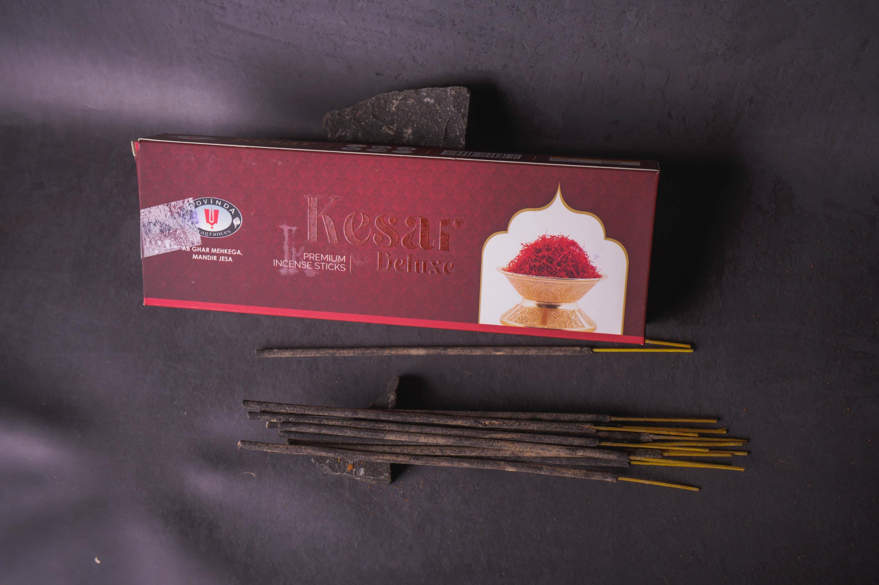 Hare Krishna Incense: Kesar Deluxe, Rose of Paradise Scent - Handmade ...