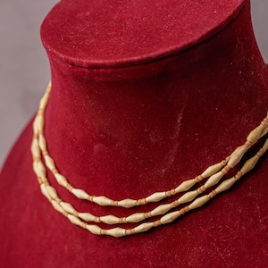 Pure Tulasi mala 3 round  -Handmade tulsi kanthimala Hare Krishna mala.