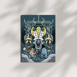 Custom Regigigas w/ Regirock, Registeel & Regice Full Art Poster Print, Exclusive Card Art, 16x20 Wall Decor, Diamond Pearl Nostalgia