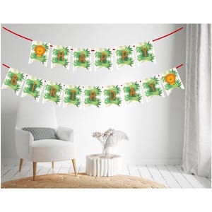Wild One Birthday &#39;Happy Birthday&#39; Bunting, Digital template for occasions