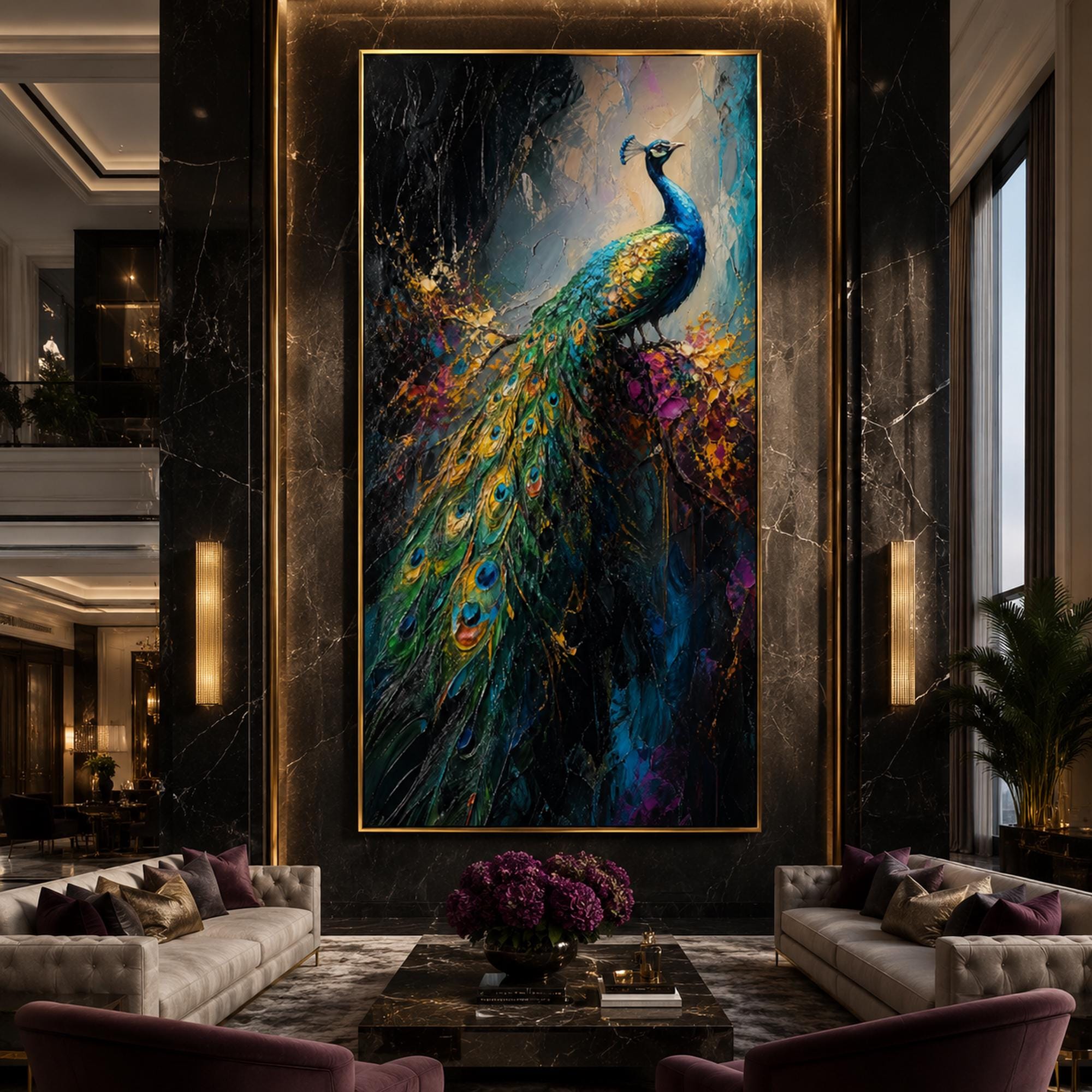 ★Original ART  ‘Peacock’ Original Peacock Art - Etsy