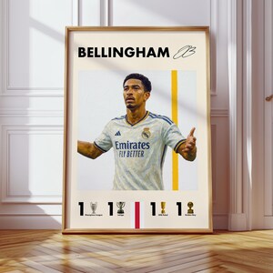 Jude Bellingham DIGITAL Poster | Belligoal | Real Madrid | Wallpaper | Printable Art