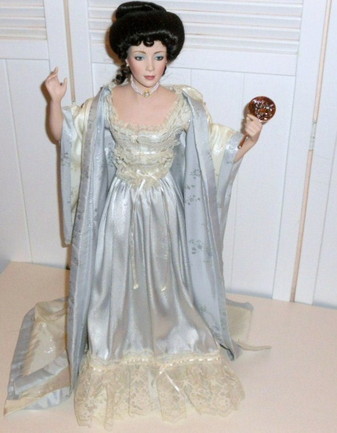 Porcelain Doll Franklin Heirloom Gibson Girl Boudoir Vintage | Etsy