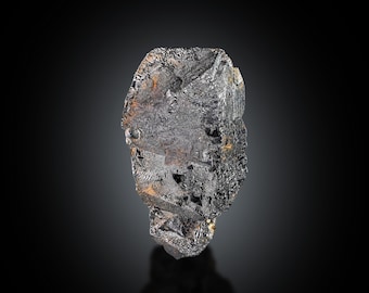 Cristal de hematita de 24 g, muestra mineral natural, equilibrio emocional, energía de conexión a tierra.