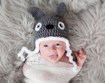 IN STOCK Baby Totoro Hat, Crochet Totoro, Totoro costume
