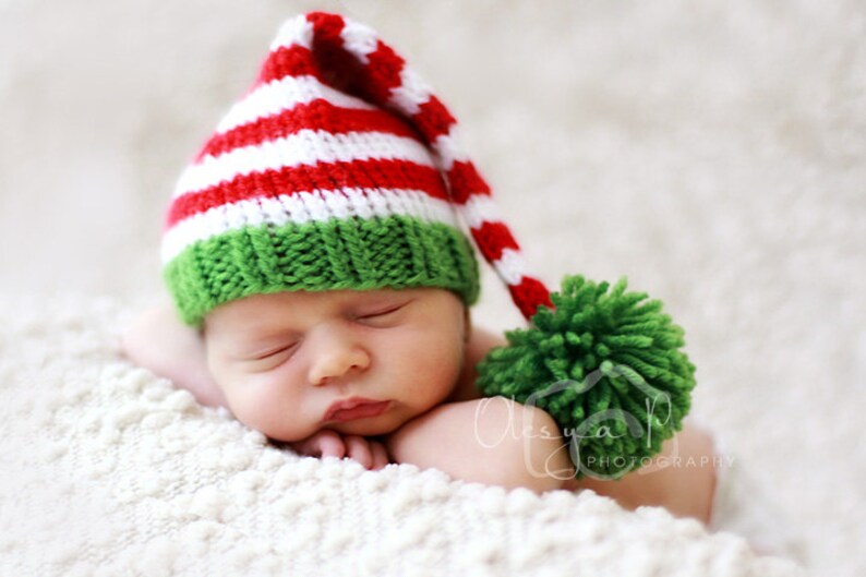 IN STOCK Baby Christmas Hat Newborn Santa Hat Baby Santa Etsy