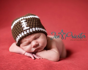 Baby Football Hat, Newborn Football beanie