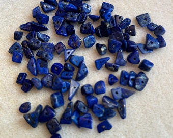 Vintage Lapis Gemstone Chips -