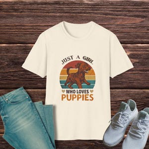 Puppies T-Shirt: Soft Cotton Unisex Tee - Gift for Dog Lovers