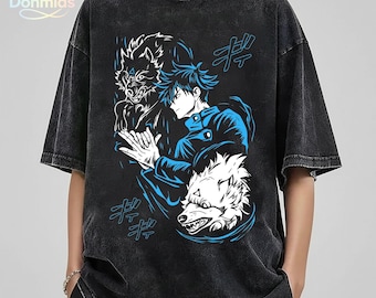 Vintage Anime Jujutsukaisen Shirt, Dark Anime Tee, Japanese Anime Shirt, Anime Graphic Tee, Gift For Anime Lover, Unisex Anime Graphic