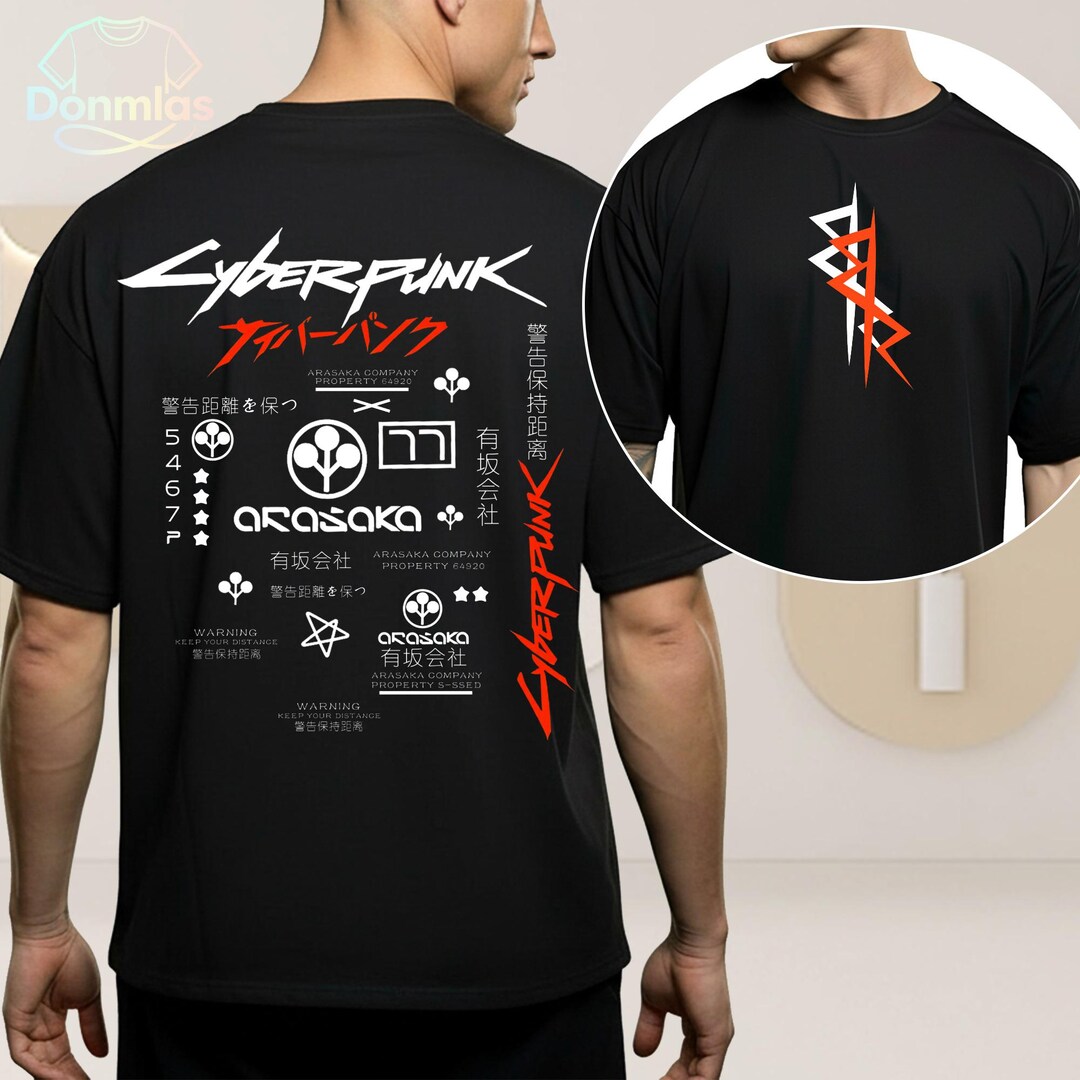 Vintage Cyber Metal Phantom Liberty Video Game Merch, Cyberpunk 2077 ...