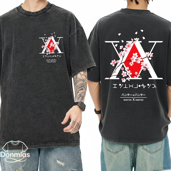 Vintage Anime Hunter X Hunter Tee,  Hunter Manga Shirt, Dark Anime Tee, Japanese Anime Shirt, Anime Graphic Tee, Gift For Anime Lover