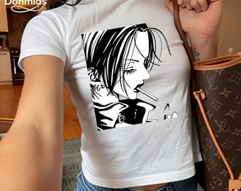 Nana Anime Baby T-shirt, Nana Osaki Manga Baby T-shirt Kläder, Black Stones Manga T-shirt, The Black Stones Nana Komatsu, Gåva för Animeälskare