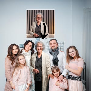 Add Deceased Loved One to Photo, Realistic Merge of Different Photos, Add Loved One to Wedding Photo, Mom Gift, Christmas Gift for Mom