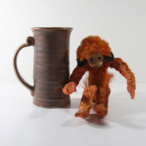 Hall 1970’s Large Brown Mug No Glaze. Matt HALL Mug from 1970’s