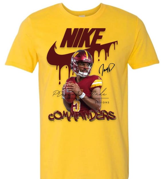 Jaden | Daniels | Washington | Commanders | Cool | Custom | Team | Football | T-shirt