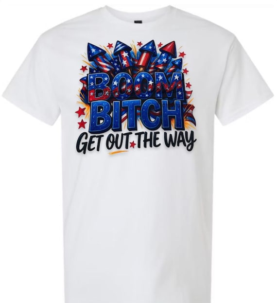 Cool | 4th of July | Boom | Fireworks | T-Shirt