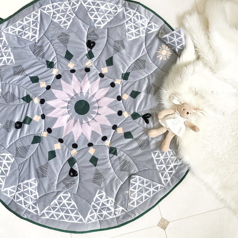 Baby Play Mat Baby Shower Gift Padded Baby Play Mat Etsy