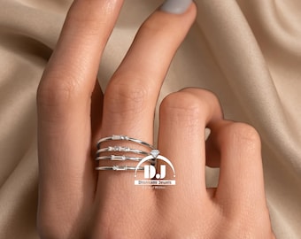 Massief gouden morsecode initiaal, diamantaccent, gepersonaliseerde alfabetsieraden