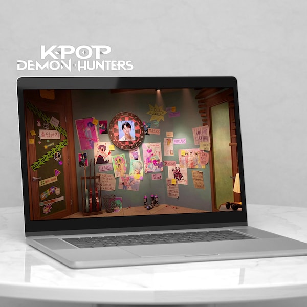 Huntrix Kpop Demon Hunters Wallpaper 4k - Etsy
