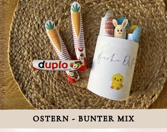 Duplo-omslag till påsk, till påskbordet eller som en söt liten godbit, en liten present - DIY-pysselprojekt, PDF-nedladdning
