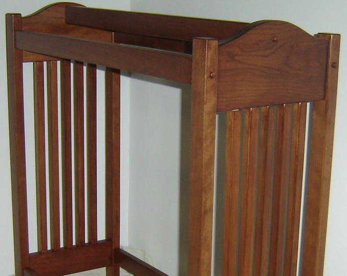 Hand Crafted NEW Solid Cherry Wood Mission Style Quilt Rack Etsy