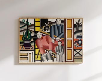 Fernand Léger: the Three Musicians Poster – Cubist Art Print